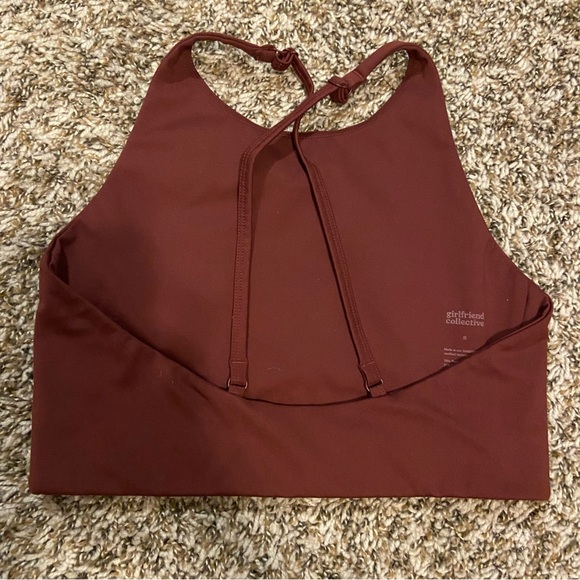 Girlfriend Collective Topanga Halter Bra - Picture 2 of 7